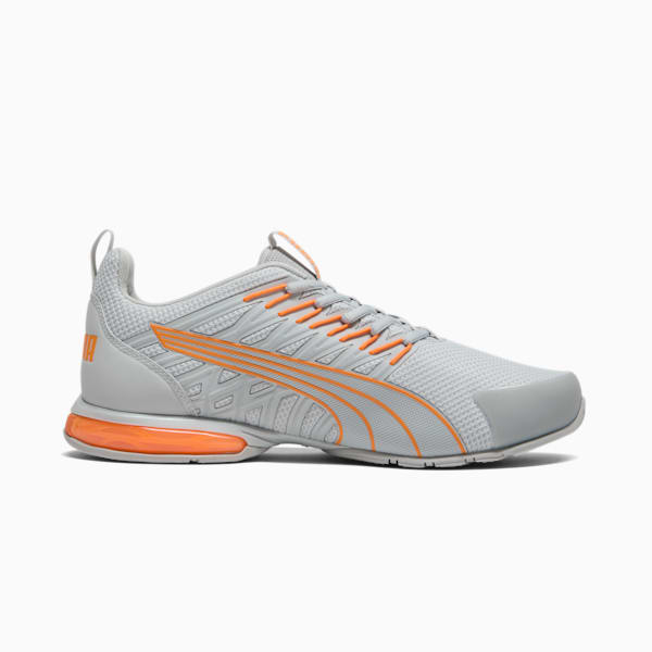 Zapatos para correr para hombre Enzo Wide, Cool Light Gray-Orange Glow, extralarge